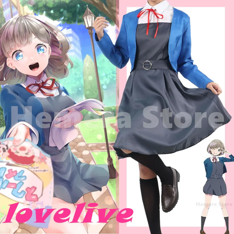 Женское платье для косплея Love Live Tang Keke, милая школьная форма для девочек, аниме одежда Тан Кеке, костюмы на Хэллоуин, парик, носки
Женское платье для косплея Love Live Tang Keke, милая школьная форма для девочек, аниме одежда Тан Кеке, костюмы на Хэллоуин, парик, носки