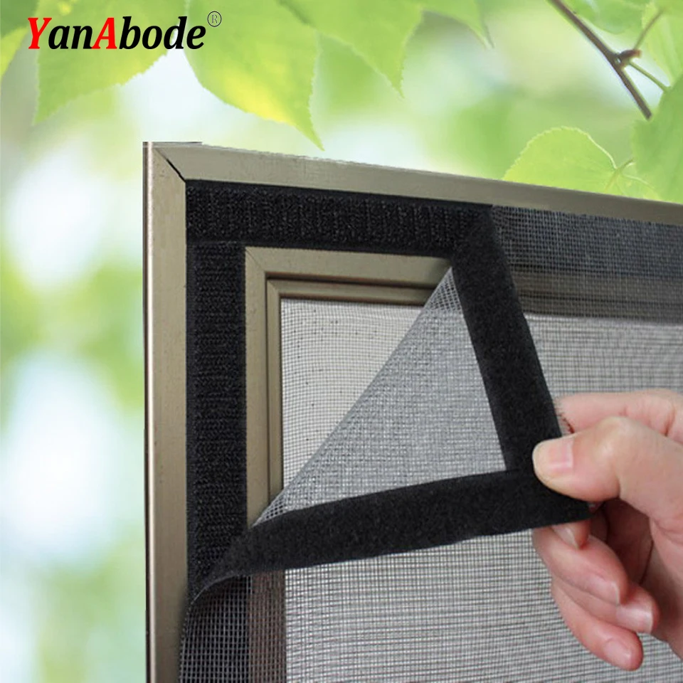 Black Velcro Self Adhesive Removable Washable Window Screen Customizable Size Mosquito Nets Tulle Summer Insect Control Curtains
Black Velcro Self Adhesive Removable Washable Window Screen Customizable Size Mosquito Nets Tulle Summer Insect Control Curtains