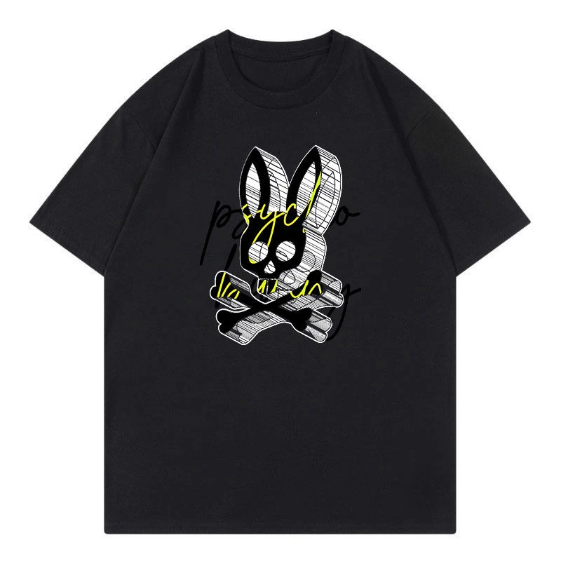 Cross-border Foreign Trade Men's Short T-shirt Color Skull Rabbit Round Collar European and American Street Trend Couple T
Cross-border Foreign Trade Men's Short T-shirt Color Skull Rabbit Round Collar European and American Street Trend Couple T