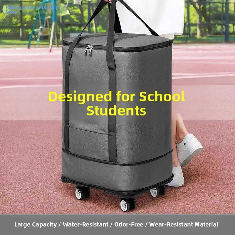 Large Capacity Oxford Cloth Luggage Bag with Pull Rod for High School Students Travel Bag Working Part-time Dormitory Bag
Large Capacity Oxford Cloth Luggage Bag with Pull Rod for High School Students Travel Bag Working Part-time Dormitory Bag
