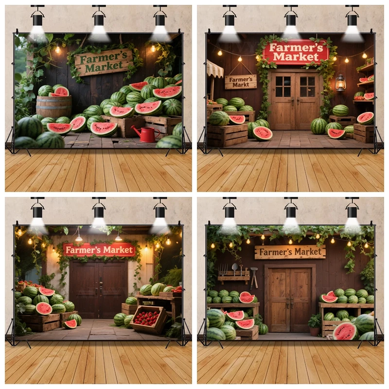 Summer Watermelon Green Leaves Wooden Farm Birthday Photography Backdrop Custom Kids Adults Photo Studio Cake Smash Decor
Summer Watermelon Green Leaves Wooden Farm Birthday Photography Backdrop Custom Kids Adults Photo Studio Cake Smash Decor