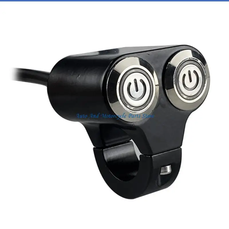 P9FD 12V Motorcycle Headlight Brake Fog Light Switch Dual Buttons for 22mm Handle Bar
P9FD 12V Motorcycle Headlight Brake Fog Light Switch Dual Buttons for 22mm Handle Bar