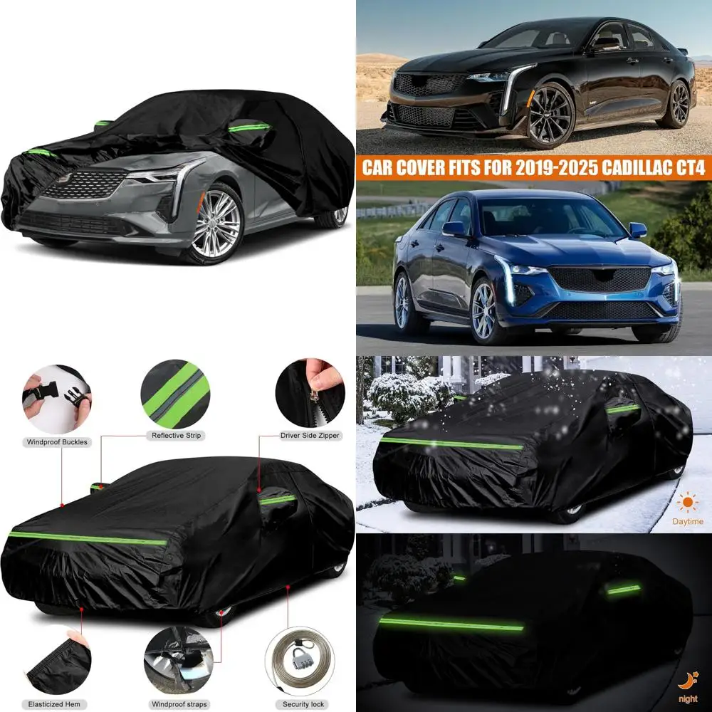 All-Weather 6-Layer Waterproof Car Cover with Zipper Door and Windproof Bands for 2019-2025 Models
All-Weather 6-Layer Waterproof Car Cover with Zipper Door and Windproof Bands for 2019-2025 Models