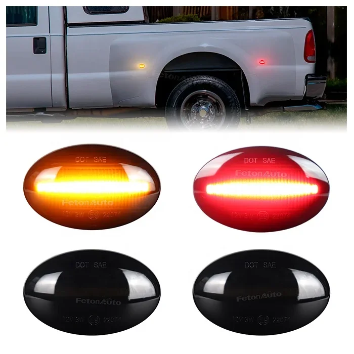 4Pcs Waterproof Light Emitting Diode Side Mark Fender Light Suitable Ford F350 F450 F550 Overload Two Wheel Wholesal
4Pcs Waterproof Light Emitting Diode Side Mark Fender Light Suitable Ford F350 F450 F550 Overload Two Wheel Wholesal