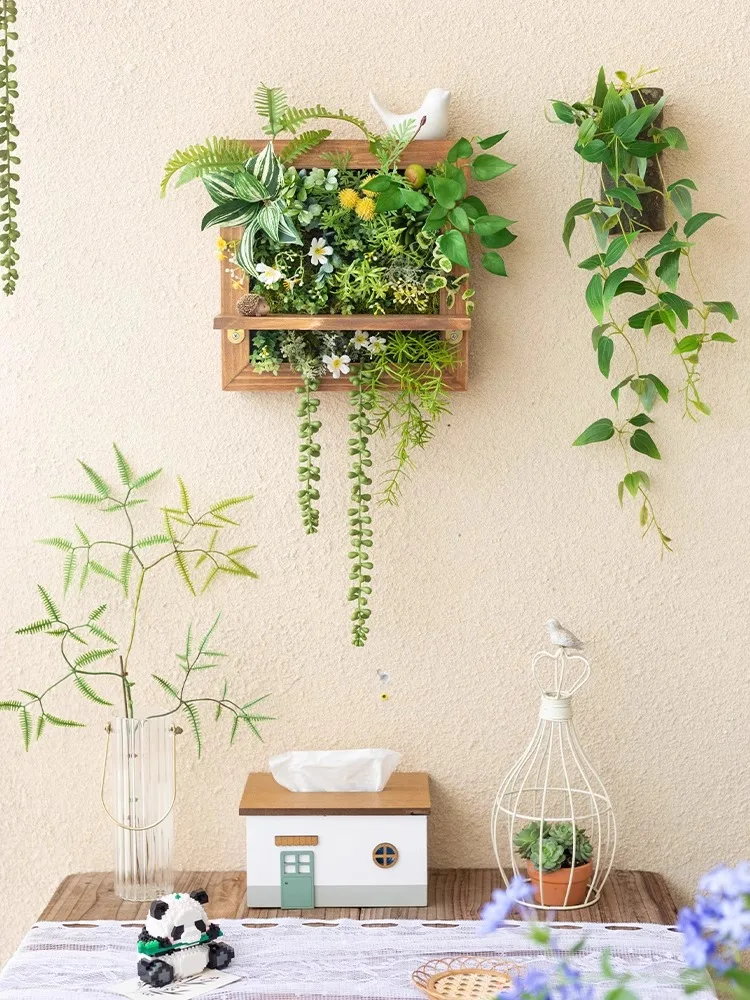 Three-dimensional Plant Wall Decoration Hanging Shelf for Staircase Elevator TV Background Wall Hanging Flowers to Conceal Ugly
Three-dimensional Plant Wall Decoration Hanging Shelf for Staircase Elevator TV Background Wall Hanging Flowers to Conceal Ugly