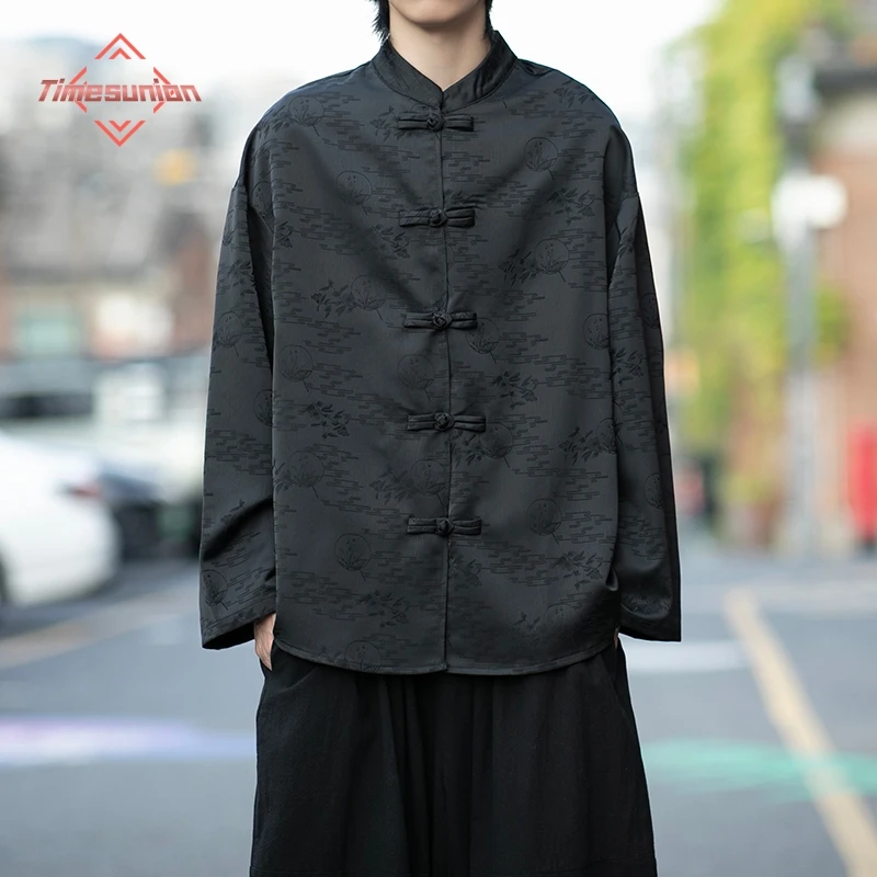 Autumn Shirts for Man Chinese Style Men's Long Sleeve Shirt Buttoned Outerwear Casual Fashion Retro Chinese Style Clothing
Autumn Shirts for Man Chinese Style Men's Long Sleeve Shirt Buttoned Outerwear Casual Fashion Retro Chinese Style Clothing