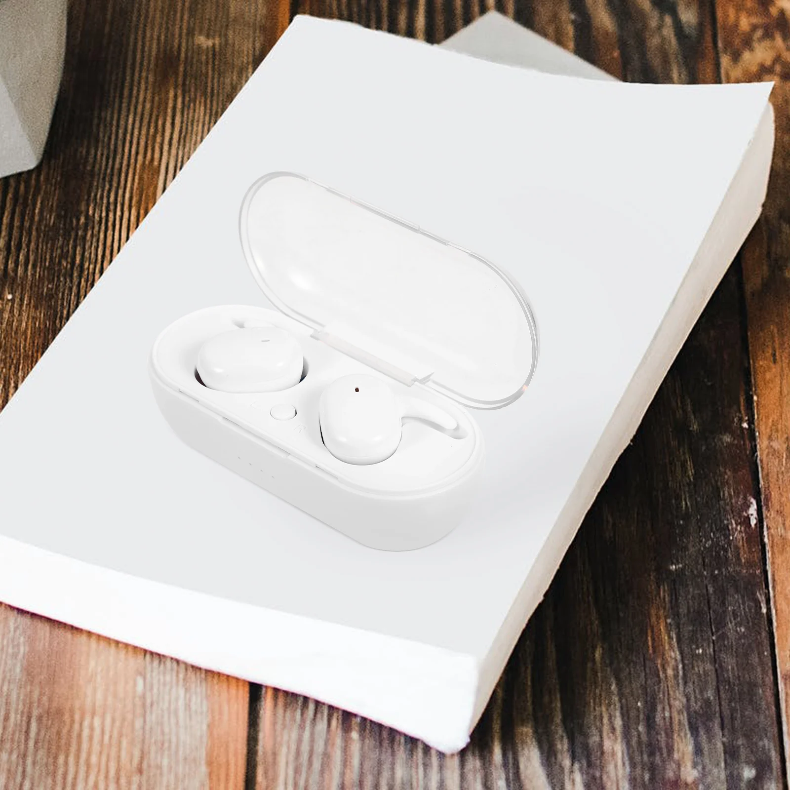 1 Pair Earbuds Waterproof Wireless Earphones 5.0 Noise Reduction in-Ear Headphones Automatic Pairing Stereo Wireless
1 Pair Earbuds Waterproof Wireless Earphones 5.0 Noise Reduction in-Ear Headphones Automatic Pairing Stereo Wireless