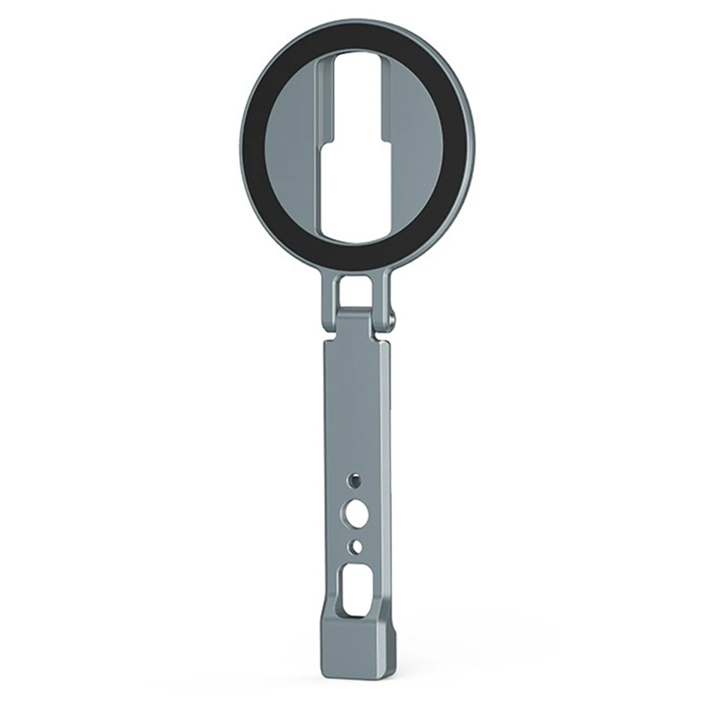 Foldable For MagSafe Magnetic Aluminum Phone Holder with Dual Cold Shoe Mounts and Adjustable Angle for Filming
Foldable For MagSafe Magnetic Aluminum Phone Holder with Dual Cold Shoe Mounts and Adjustable Angle for Filming
