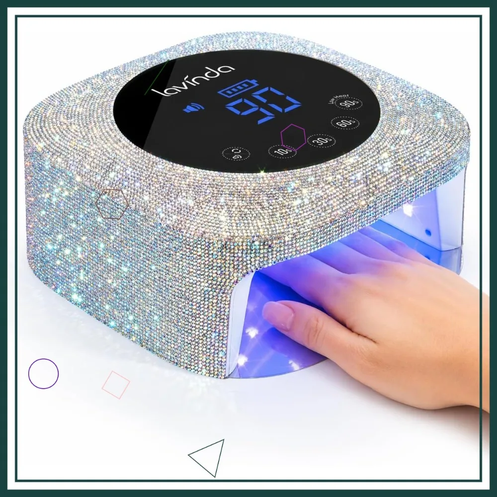 54W Rechargeable Cordless UV LED Nail Lamp with 4 Timers & Auto Sensor for Fast Gel Curing at Home or Salon
54W Rechargeable Cordless UV LED Nail Lamp with 4 Timers & Auto Sensor for Fast Gel Curing at Home or Salon