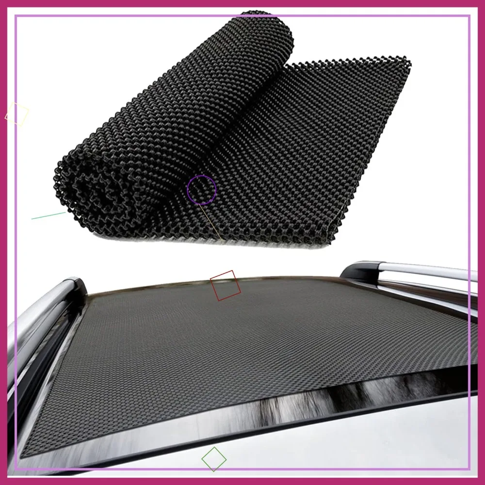 47"x39" Car Roof Non-Slip Rug Pad, PVC Protective Mat for Roof Rack Accessories, Black
47"x39" Car Roof Non-Slip Rug Pad, PVC Protective Mat for Roof Rack Accessories, Black