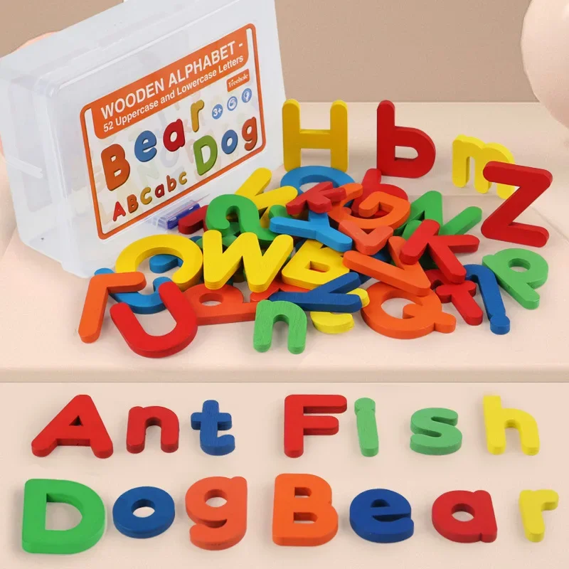 Kids Montessori Wooden English Set Uppercase Lowercase Letters Cognitive Spell Word Games Early Learning Educational Toys
Kids Montessori Wooden English Set Uppercase Lowercase Letters Cognitive Spell Word Games Early Learning Educational Toys