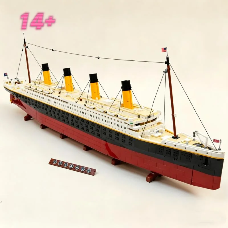 2026 Hot Toy 9090pcs Classic Movies Unsinkable Titanic 10294 Large Cruise Boat Ship Steamship Model For Birthday Christmas Gift
2026 Hot Toy 9090pcs Classic Movies Unsinkable Titanic 10294 Large Cruise Boat Ship Steamship Model For Birthday Christmas Gift