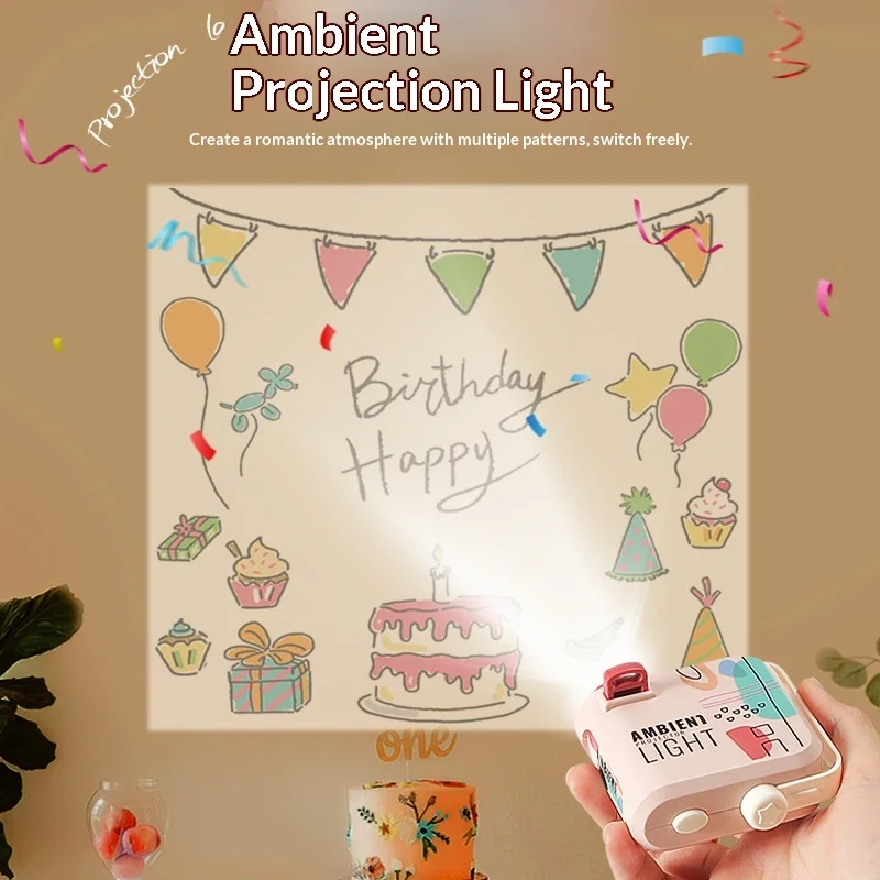 Children's Cartoon Mini Projector Toy Birthday Party Props Creative Decoration Arrangement Projection Light Gifts
Children's Cartoon Mini Projector Toy Birthday Party Props Creative Decoration Arrangement Projection Light Gifts