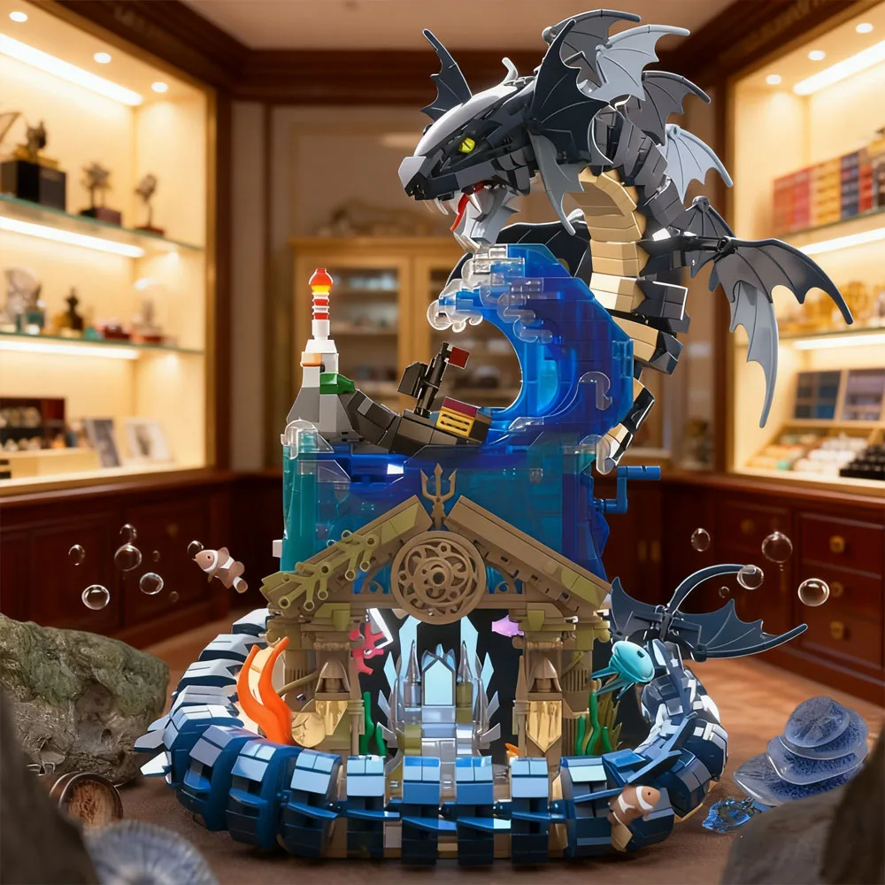 Креативные строительные блоки IDEAS Serpent of The Deep с моделью LightSea Monster, коллекция игрушек, рождественские подарки
Креативные строительные блоки IDEAS Serpent of The Deep с моделью LightSea Monster, коллекция игрушек, рождественские подарки