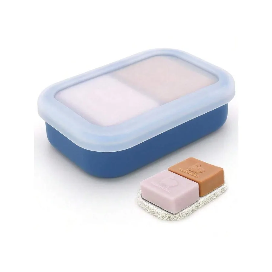 Silicone Enhanced Leak Proof Travel Soap Case, Vented Shampoo Bar Holder, Large Bar Soap Box With Lid Portable Soap Dish With D
Silicone Enhanced Leak Proof Travel Soap Case, Vented Shampoo Bar Holder, Large Bar Soap Box With Lid Portable Soap Dish With D