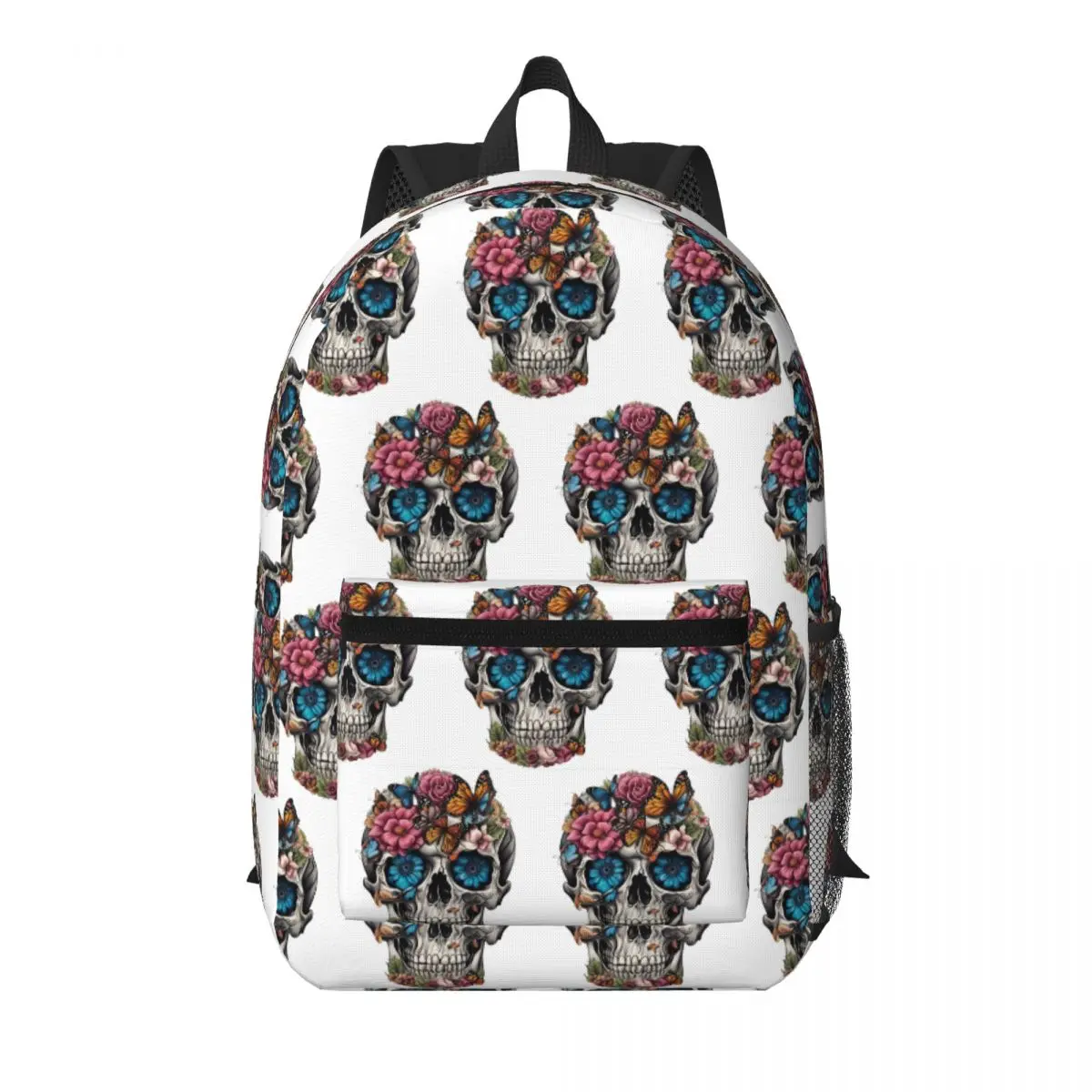 Floral Sugar Skull Student Backpack School Bag Hiking Travel Daypack for Boys Girls Bookbag Shoulder Bags
Floral Sugar Skull Student Backpack School Bag Hiking Travel Daypack for Boys Girls Bookbag Shoulder Bags