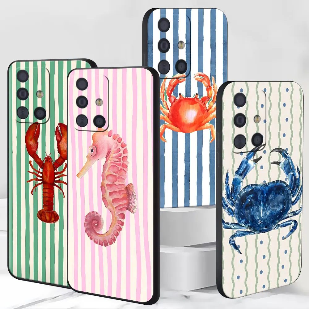 Ocean Life Theme Striped Case for Samsung Galaxy A17 A15 A16 A14 A11 A27 A25 A55 A54 A13 A33 A52 A21s A51 Black TPU Phone Cover
Ocean Life Theme Striped Case for Samsung Galaxy A17 A15 A16 A14 A11 A27 A25 A55 A54 A13 A33 A52 A21s A51 Black TPU Phone Cover