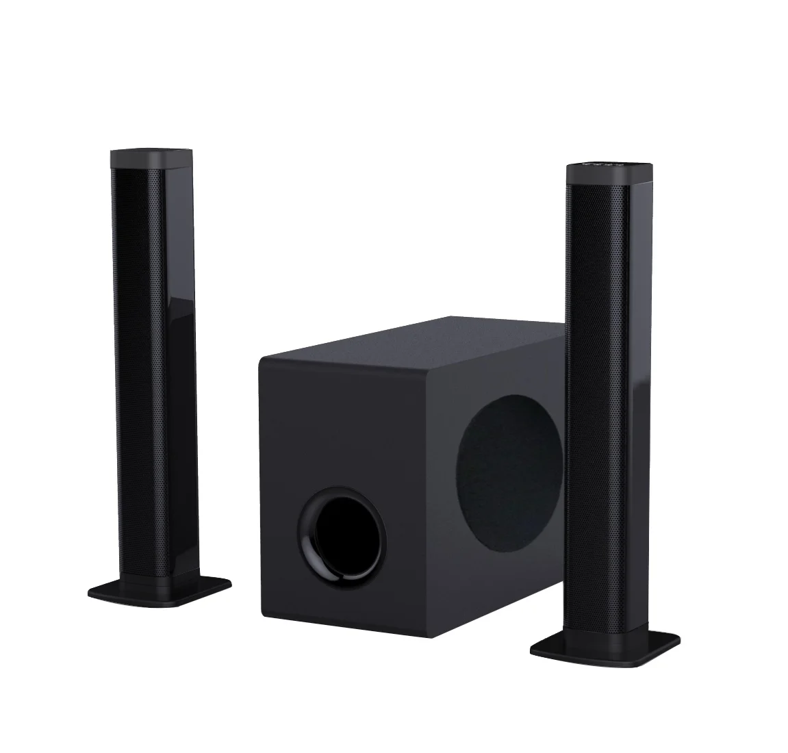 For SAMTRONIC 80W Wireless TV Soundbar Speaker 2.1ch Detachable RMS Hot Sale Home Theatre System with Wired Subwoofer Model SM21
For SAMTRONIC 80W Wireless TV Soundbar Speaker 2.1ch Detachable RMS Hot Sale Home Theatre System with Wired Subwoofer Model SM21