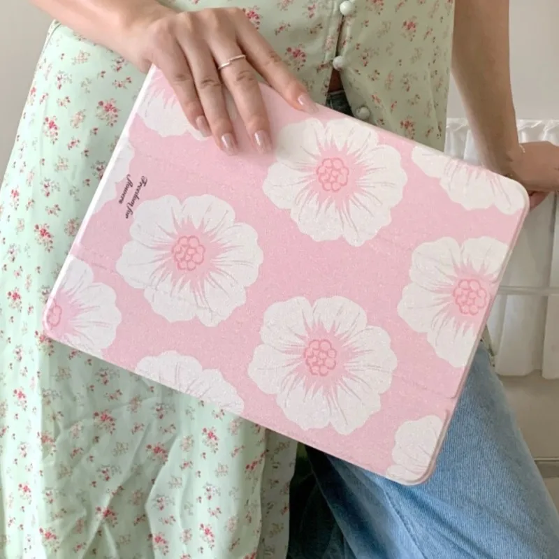 Tri-fold Mirror Stand Pencil Holder Pink Floral Print iPad Case for iPad Pro 11/12.9/13in Air6/7/8 11/13inch 2026 M3 M4 M5 Cover
Tri-fold Mirror Stand Pencil Holder Pink Floral Print iPad Case for iPad Pro 11/12.9/13in Air6/7/8 11/13inch 2026 M3 M4 M5 Cover