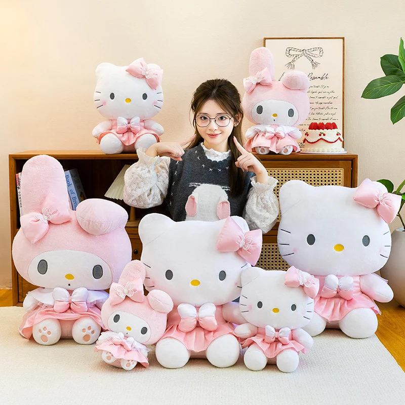 Sanrio Hello Kitty & My Melody Plush Set Sakura Pink Dress Soft Stuffed Dolls Kawaii Plushies for Girls Birthday Gift Room Decor
Sanrio Hello Kitty & My Melody Plush Set Sakura Pink Dress Soft Stuffed Dolls Kawaii Plushies for Girls Birthday Gift Room Decor