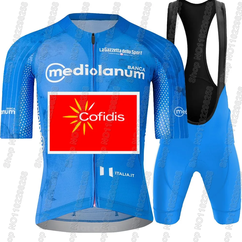 Blue Cofidis Team 2025 Cycling Jersey Set Tour De Italy Bicycle Clothing Road Bike Shirts Suit Bicycle Bib Shorts MTB Maillot
Blue Cofidis Team 2025 Cycling Jersey Set Tour De Italy Bicycle Clothing Road Bike Shirts Suit Bicycle Bib Shorts MTB Maillot