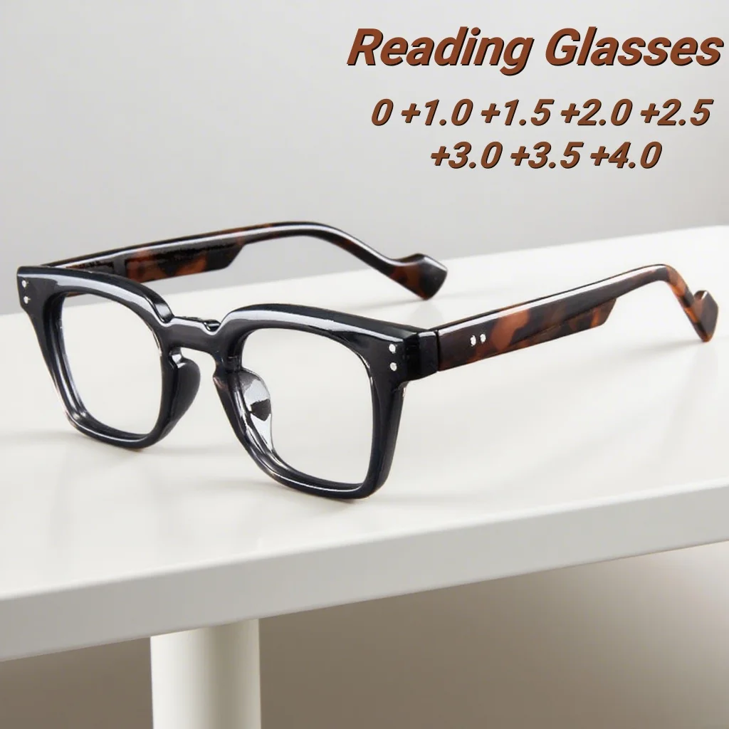 2025 New Fashionable Large Frame HD Women's Presbyopia Glasses Retro Neutral Spring Leg Personalized Comfortable Reading Glasses
2025 New Fashionable Large Frame HD Women's Presbyopia Glasses Retro Neutral Spring Leg Personalized Comfortable Reading Glasses