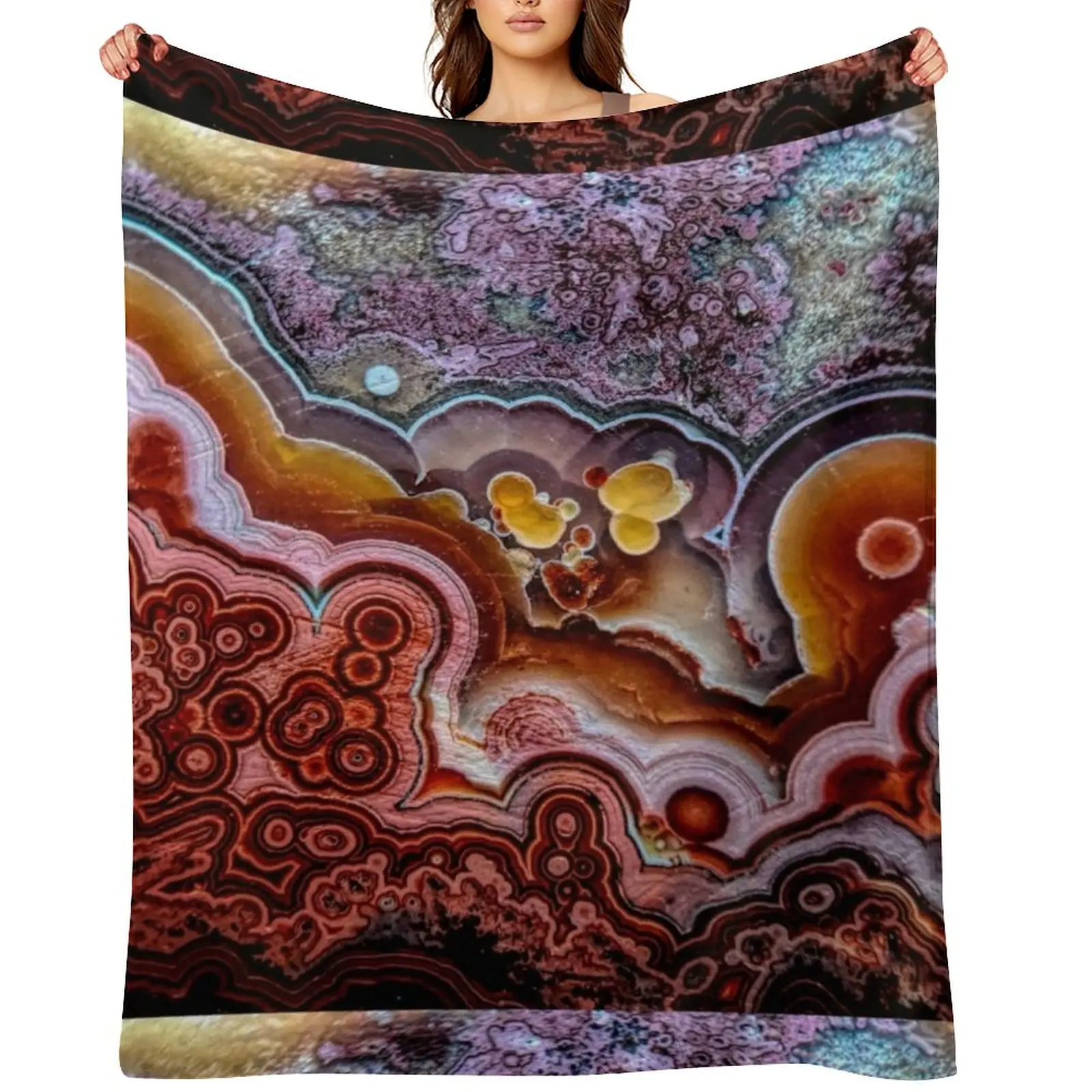 Crazy lace agate Throw Blanket funny gift Plush Custom for winter Blankets
Crazy lace agate Throw Blanket funny gift Plush Custom for winter Blankets