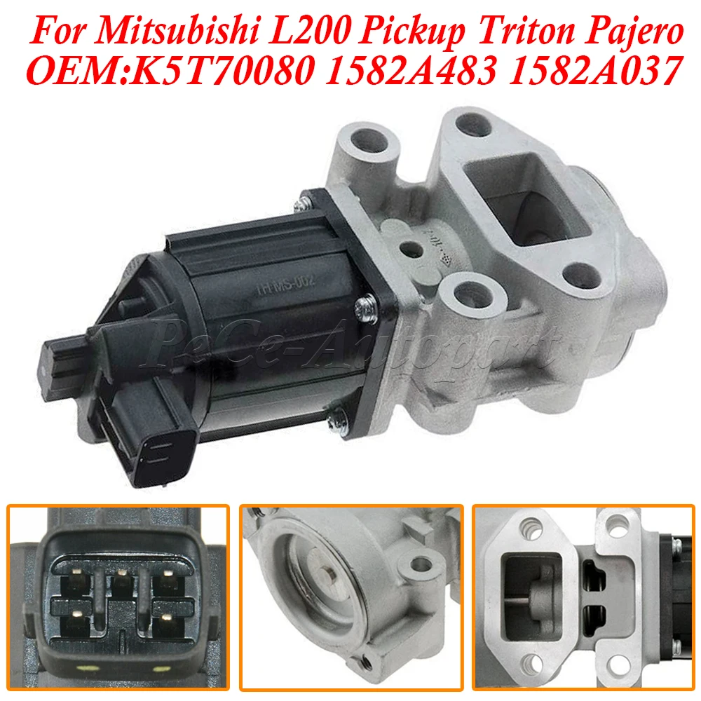 K5T70080 1582A483 1582A037 1582A038 For MITSUBISHI L200 Pickup Triton Pajero EGR Exhaust Gas Ricirculation Valve
K5T70080 1582A483 1582A037 1582A038 For MITSUBISHI L200 Pickup Triton Pajero EGR Exhaust Gas Ricirculation Valve