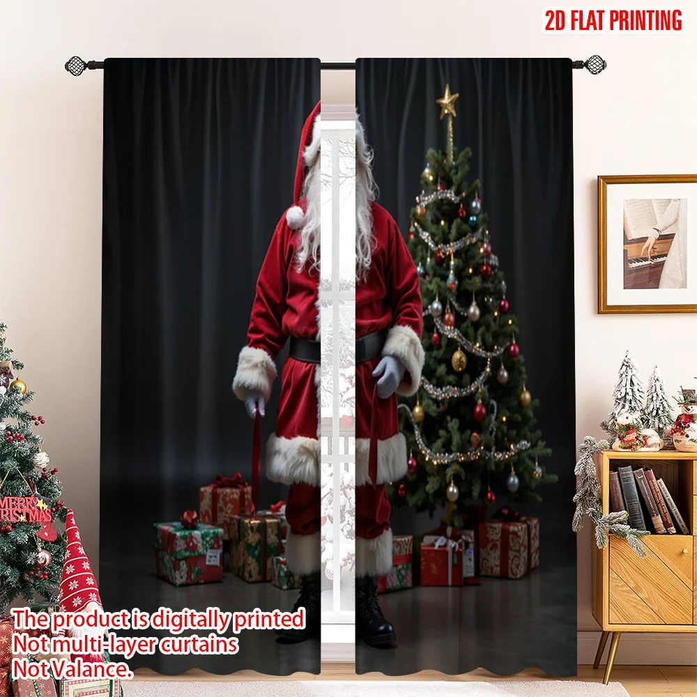 2pcs 2D flat printing Merry Christmas Popular Window Curtains Santa Claus Christmas Tree Gifts Polyester Without Electricity 0
2pcs 2D flat printing Merry Christmas Popular Window Curtains Santa Claus Christmas Tree Gifts Polyester Without Electricity 0