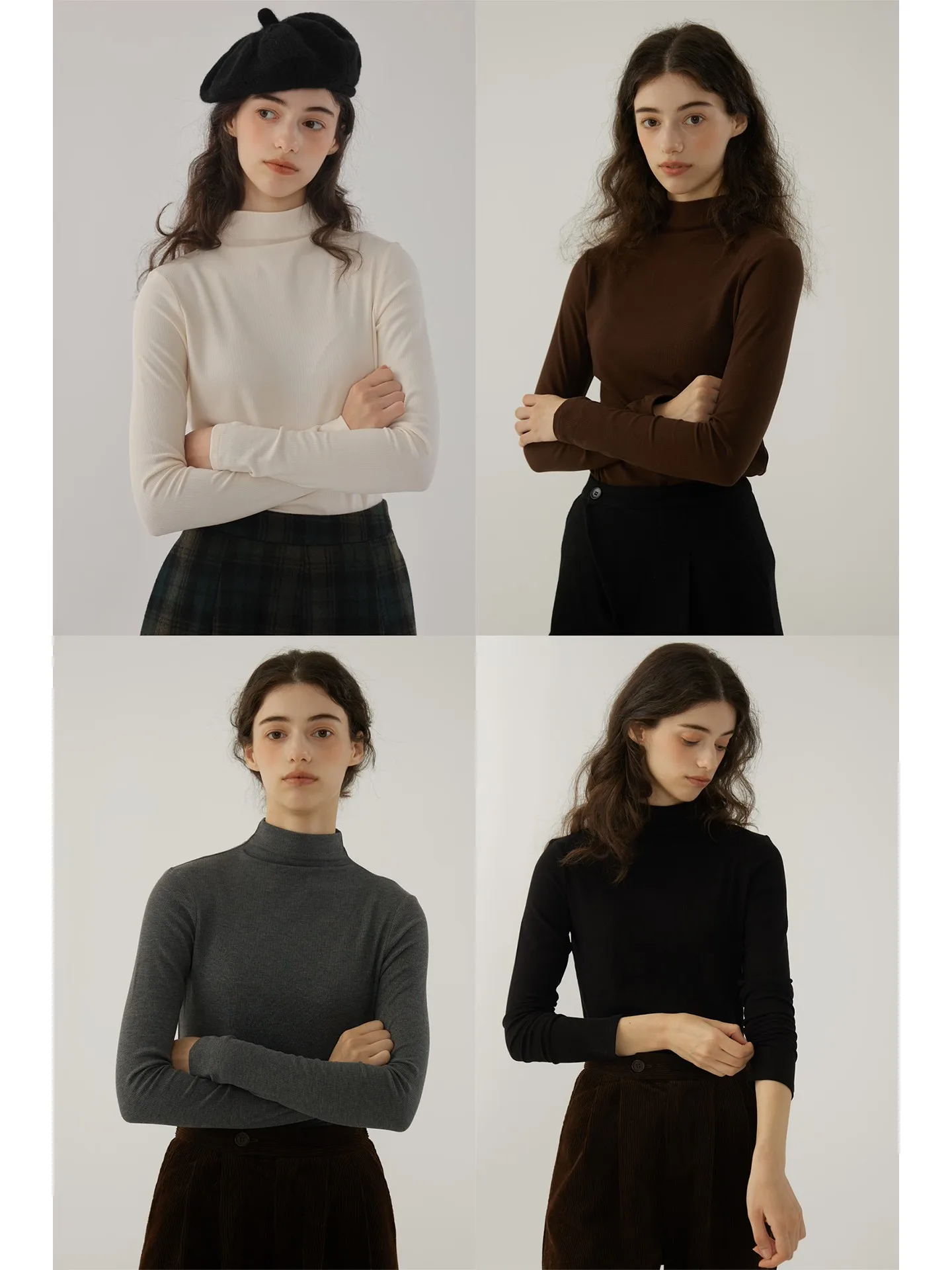 Женский вязаный свитер Sullenger с высоким воротником, четырехцветный, шелковый, с эффектом подогрева, базовый слой, облегающий крой, для повседневной носки, различные размеры
Женский вязаный свитер Sullenger с высоким воротником, четырехцветный, шелковый, с эффектом подогрева, базовый слой, облегающий крой, для повседневной носки, различные размеры