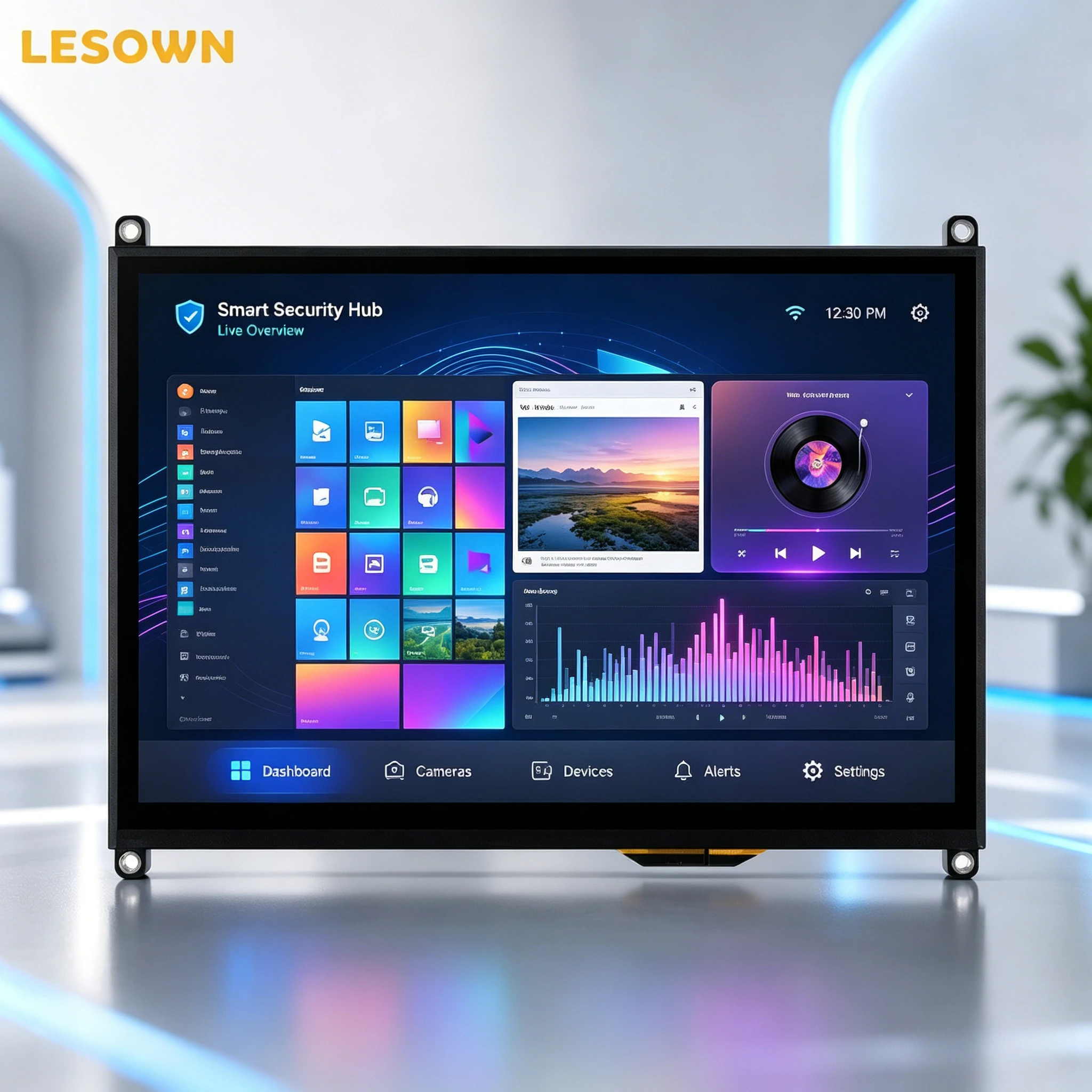 LESOWN 10.1inch PC Case Sub Display 1024x600 IPS Touch Monitor CPU GPU RAM Hardware Sensor Panel for Windows Desktop
LESOWN 10.1inch PC Case Sub Display 1024x600 IPS Touch Monitor CPU GPU RAM Hardware Sensor Panel for Windows Desktop