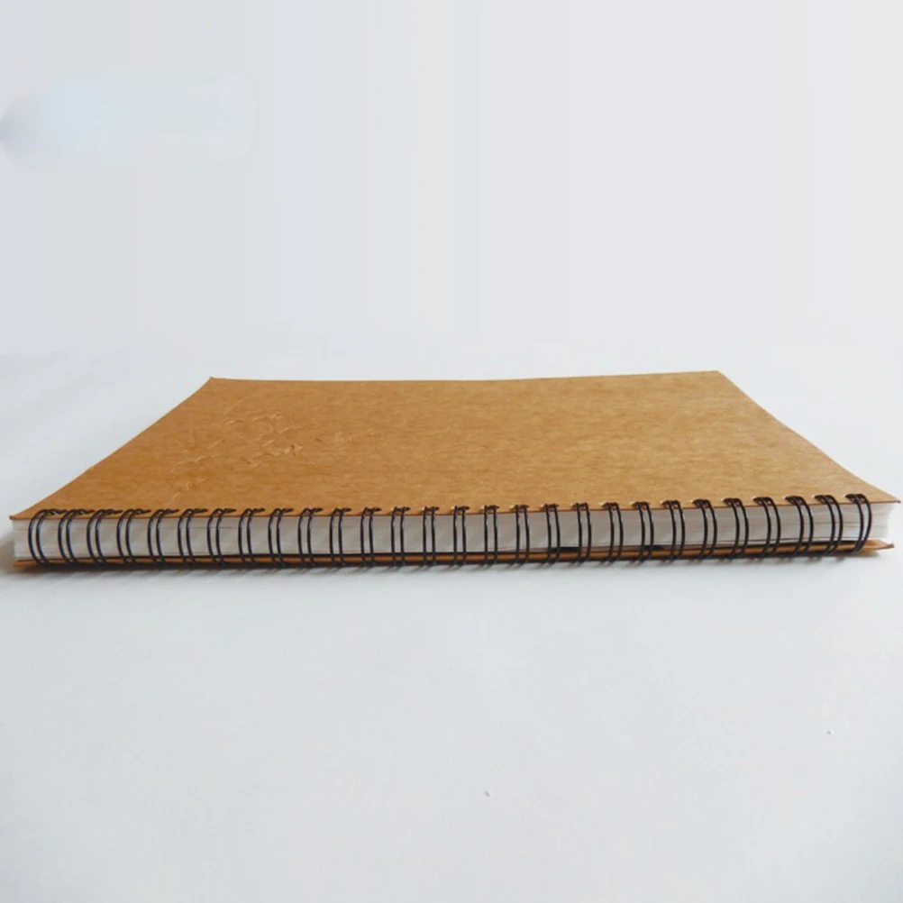2pcs Kraft Paper Spiral Coil Notebooks Hardcover Blank Pages Spiral Coil Notepad Drawing Journal Gifts 
2pcs Kraft Paper Spiral Coil Notebooks Hardcover Blank Pages Spiral Coil Notepad Drawing Journal Gifts