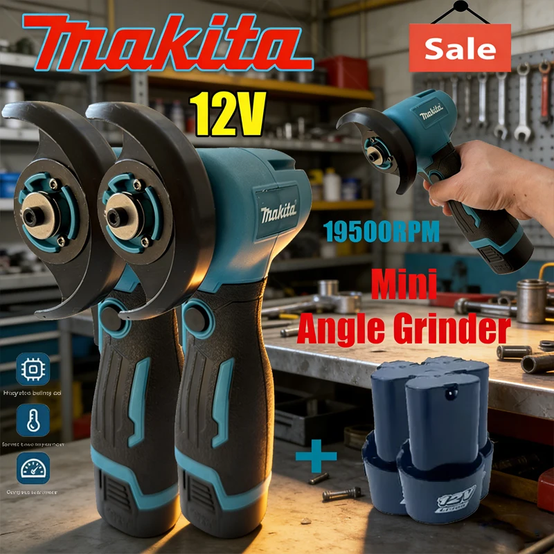 Makita 12V Miniature Rechargeable Mini Angle Grinder with Battery Cutting Blade Polishing Grinder for Cutting Diamond Cordless
Makita 12V Miniature Rechargeable Mini Angle Grinder with Battery Cutting Blade Polishing Grinder for Cutting Diamond Cordless