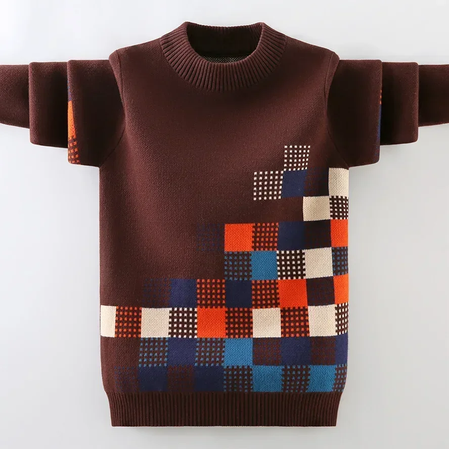 Children's Sweater Autumn Winter Warm Boys Cotton Tops Striped Patchwork Kids Knitted Pullovers Teens Sweaters Baby Boy Clothes
Children's Sweater Autumn Winter Warm Boys Cotton Tops Striped Patchwork Kids Knitted Pullovers Teens Sweaters Baby Boy Clothes