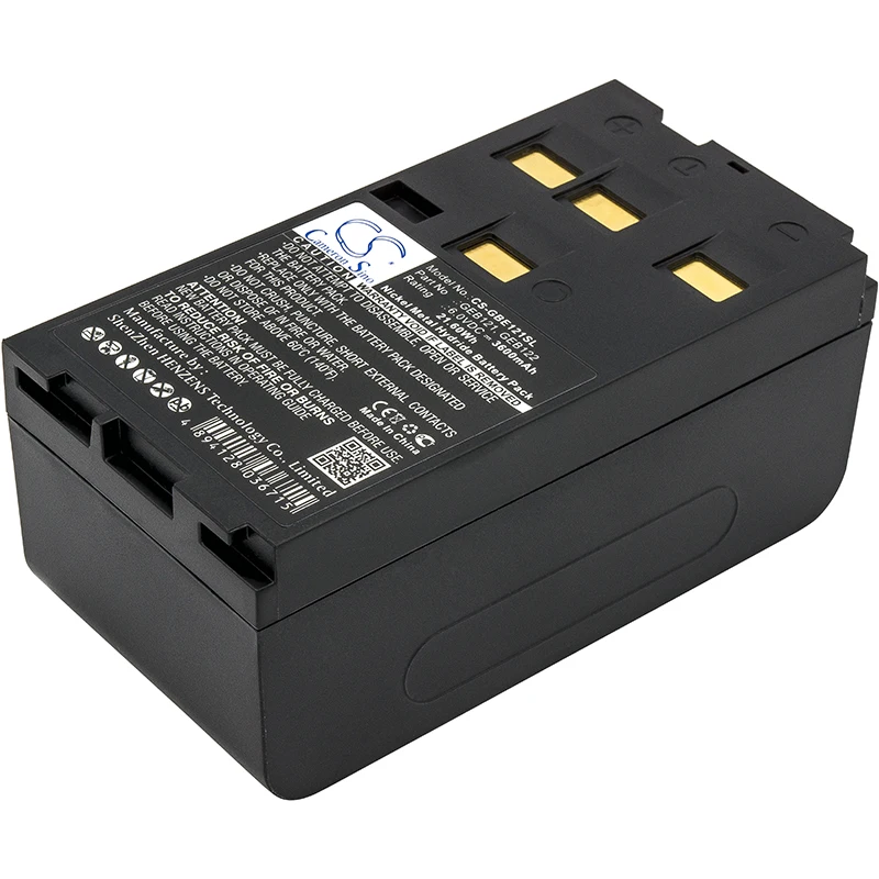 Ni-MH Equipment, Survey, Test Battery for Leica, 6.0V 3600mAh, Compatible Models: GPS500, GS50, GS50 GPS, RCS1100, SR500, SR510
Ni-MH Equipment, Survey, Test Battery for Leica, 6.0V 3600mAh, Compatible Models: GPS500, GS50, GS50 GPS, RCS1100, SR500, SR510