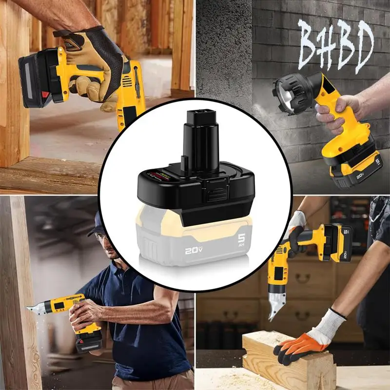 Адаптер BHBD-аккумулятор для Dewalt 20 В или Milwaukee M18 18 В, литий-аккумулятор, преобразователь в Ni-MH электроинструмент Dewalt 12 В/14,4 В
Адаптер BHBD-аккумулятор для Dewalt 20 В или Milwaukee M18 18 В, литий-аккумулятор, преобразователь в Ni-MH электроинструмент Dewalt 12 В/14,4 В