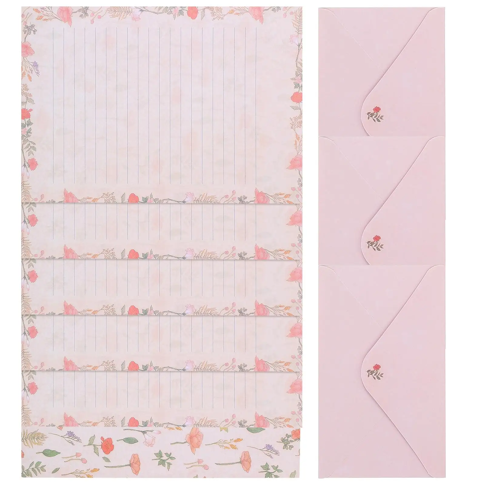 5 Sets Flowers Animals Envelope A5 Writing Paper Wooden Horse 3 Envelopes 6 Sheets Thick Smooth Practical Elegant
5 Sets Flowers Animals Envelope A5 Writing Paper Wooden Horse 3 Envelopes 6 Sheets Thick Smooth Practical Elegant