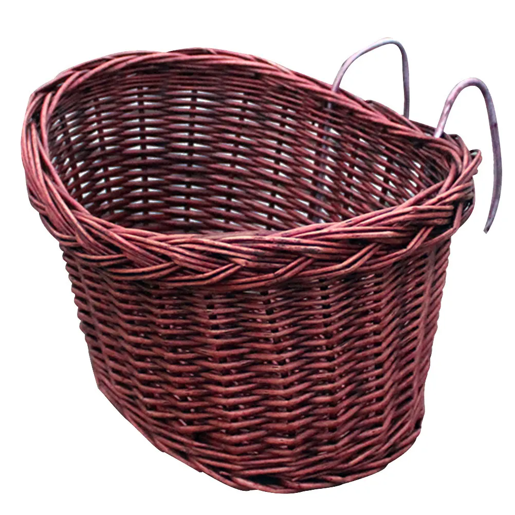 Front Handlebar Basket Natural Willow Detachable Handmade Rattan Wicker Bike Storage Basket Brown Suitable Outdoor Cycling Small
Front Handlebar Basket Natural Willow Detachable Handmade Rattan Wicker Bike Storage Basket Brown Suitable Outdoor Cycling Small