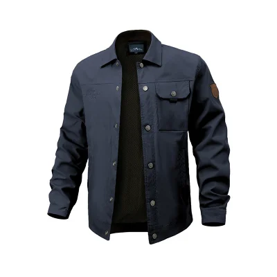 Spring Autumn Male High Quality Men's Slim Military Cargo Jackets Casual Cotton Multi-pocket Stand Collar Loose Midlength Coats
Spring Autumn Male High Quality Men's Slim Military Cargo Jackets Casual Cotton Multi-pocket Stand Collar Loose Midlength Coats
