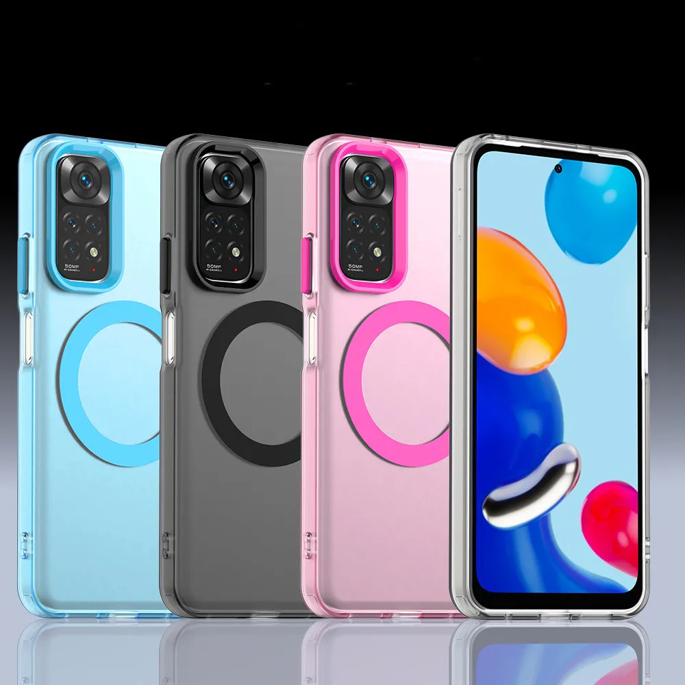 For Redmi Note 11s 4G Case For Redmi Note 11 4G 2022 Cover Translucent Candy Color Matte Magnetic Shockproof Protective Bumper
For Redmi Note 11s 4G Case For Redmi Note 11 4G 2022 Cover Translucent Candy Color Matte Magnetic Shockproof Protective Bumper