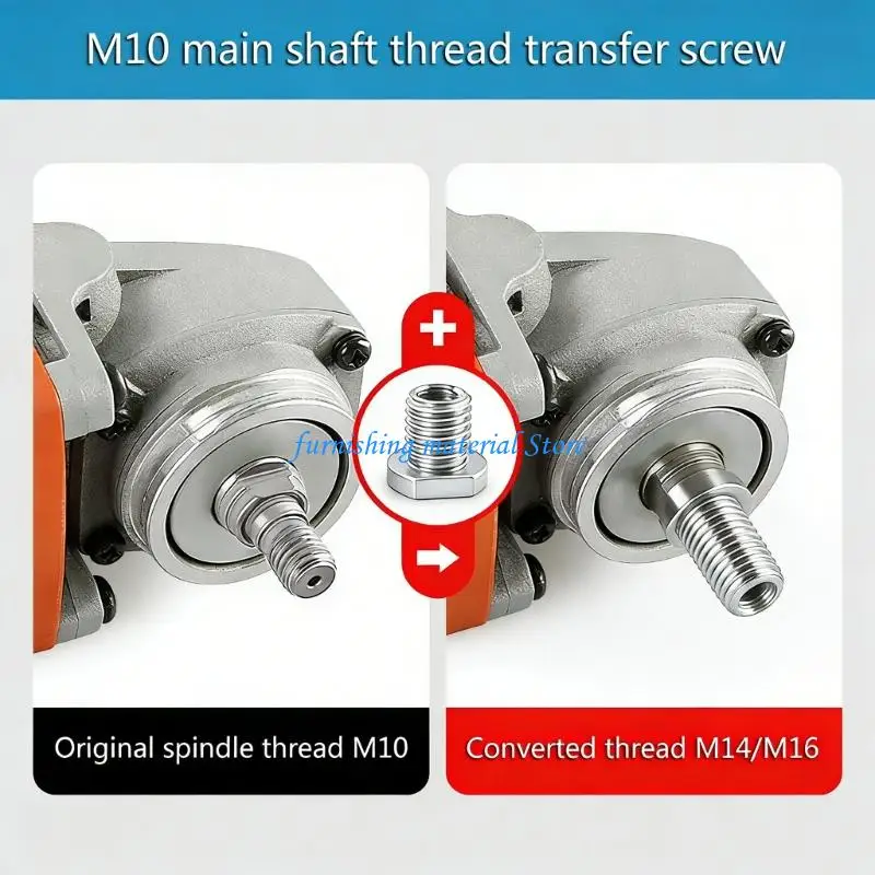 Y5GD 2Pcs To M14 Angles Grinders Thread Conversion Screw Shafts Adapter Screw
Y5GD 2Pcs To M14 Angles Grinders Thread Conversion Screw Shafts Adapter Screw