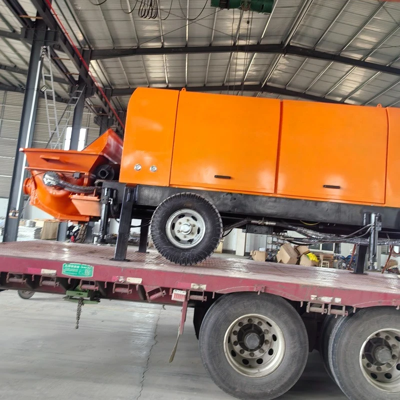 Hot Sale Concrete Pump Mixer Machine Small Portable Concrete Mixer with Pump Machine 40M3/h Delivery for Construction Works
Hot Sale Concrete Pump Mixer Machine Small Portable Concrete Mixer with Pump Machine 40M3/h Delivery for Construction Works