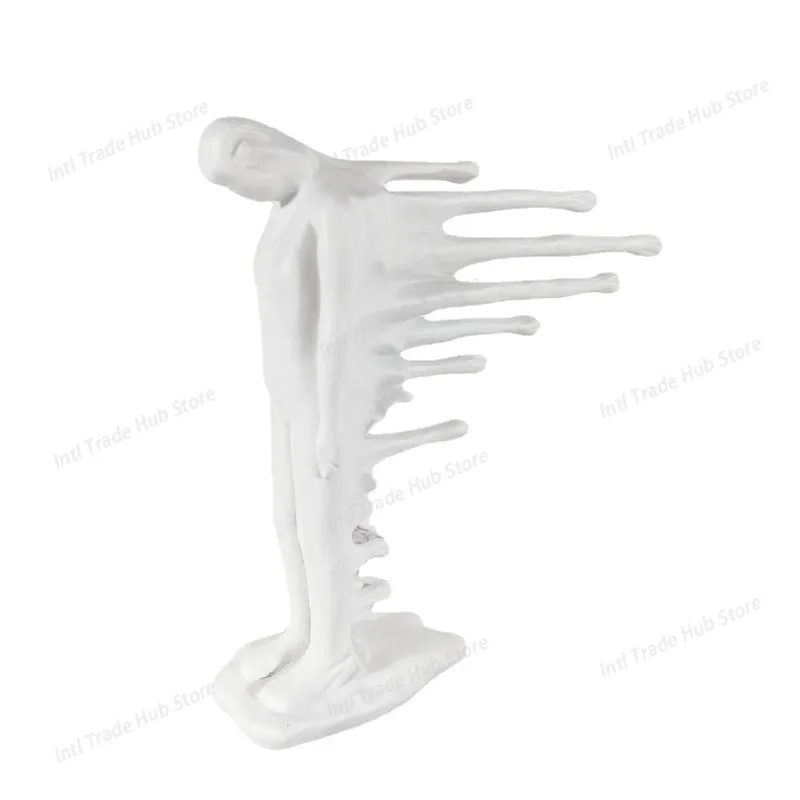 Resin Figure Sculpture Abstract Human Body Ornament Water Drop Bevel Figurine Silver Man Decorative Figurines Home Accessories
Resin Figure Sculpture Abstract Human Body Ornament Water Drop Bevel Figurine Silver Man Decorative Figurines Home Accessories