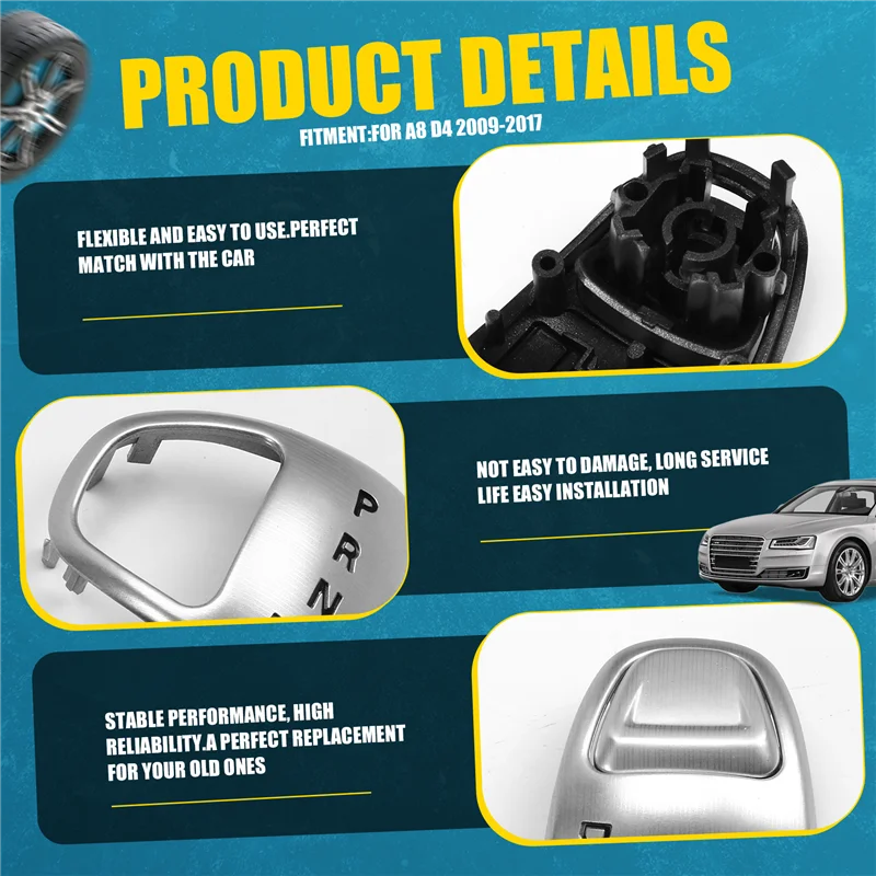 Trending Car Shift Switch Shift Open Key Cover Shift Unlock Key Cover 4H1713463 For A8 D4 2009-2017
Trending Car Shift Switch Shift Open Key Cover Shift Unlock Key Cover 4H1713463 For A8 D4 2009-2017