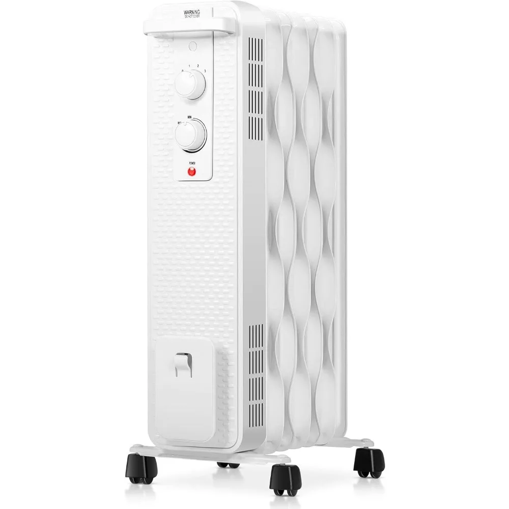 Oil Filled Radiator Heater 1500W Portable Space Heater with Adjustable Thermostat Energy Saving Overheating Tip-over Protection
Oil Filled Radiator Heater 1500W Portable Space Heater with Adjustable Thermostat Energy Saving Overheating Tip-over Protection
