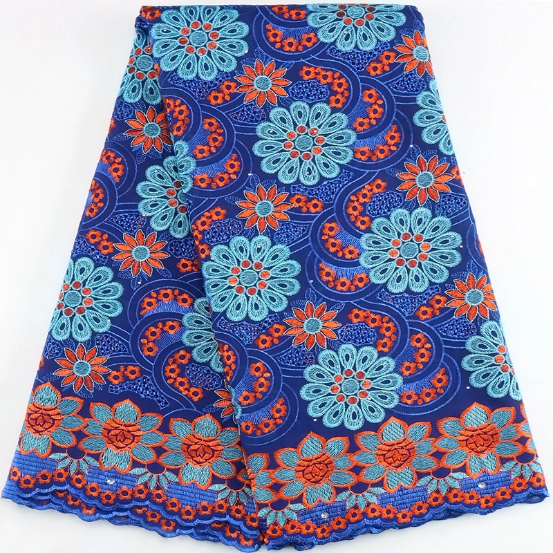 Royal Blue Swiss Lace Fabric 2023 High Quality African Cotton Dry With Stones Lace Fabric For Women Evening Party Dresses Sewing
Royal Blue Swiss Lace Fabric 2023 High Quality African Cotton Dry With Stones Lace Fabric For Women Evening Party Dresses Sewing
