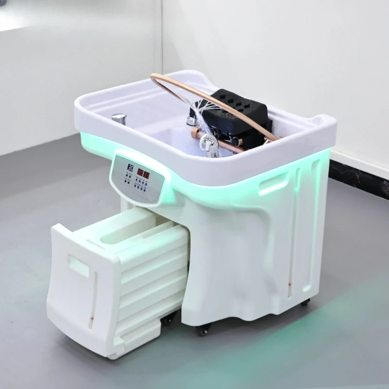 Удобная 60-литровая ванна для спа-процедур с циркуляцией и подогревом воды, для парикмахерских, с дренажным баком
Удобная 60-литровая ванна для спа-процедур с циркуляцией и подогревом воды, для парикмахерских, с дренажным баком