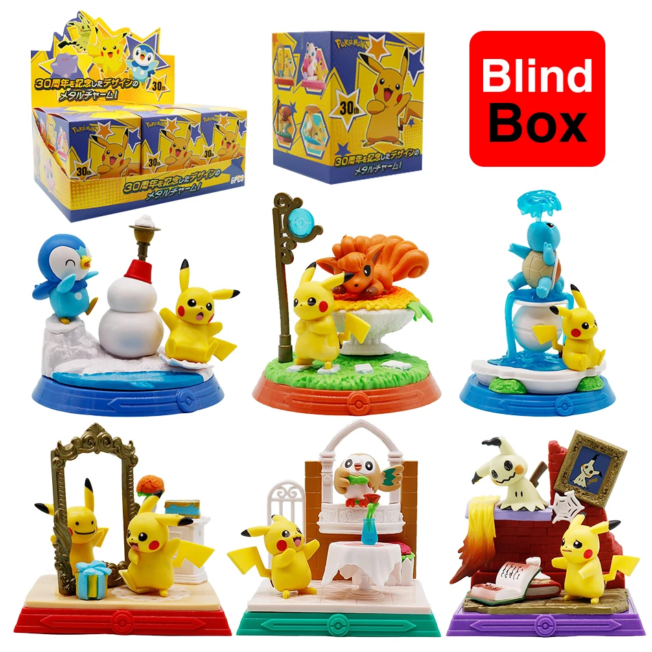6PCS Anime Action Figure Pikachu And Its Friends Series Scene Blind Boxes Collection Model Ornament Play House Toys Gift
6PCS Anime Action Figure Pikachu And Its Friends Series Scene Blind Boxes Collection Model Ornament Play House Toys Gift
