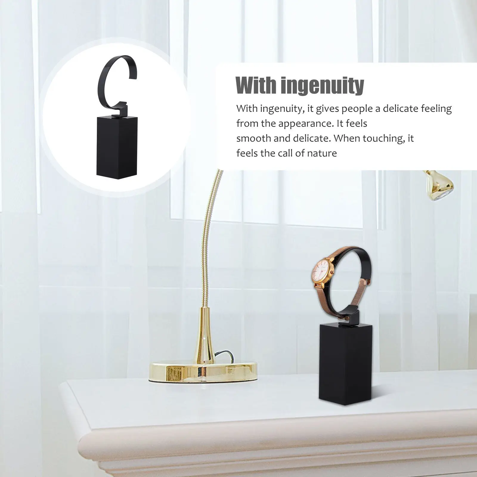 1Pcs Universal Black Watch Display Rack Acrylic Holder Watch Organizer Jewelry Display Stand Delicate Craftsmanship
1Pcs Universal Black Watch Display Rack Acrylic Holder Watch Organizer Jewelry Display Stand Delicate Craftsmanship