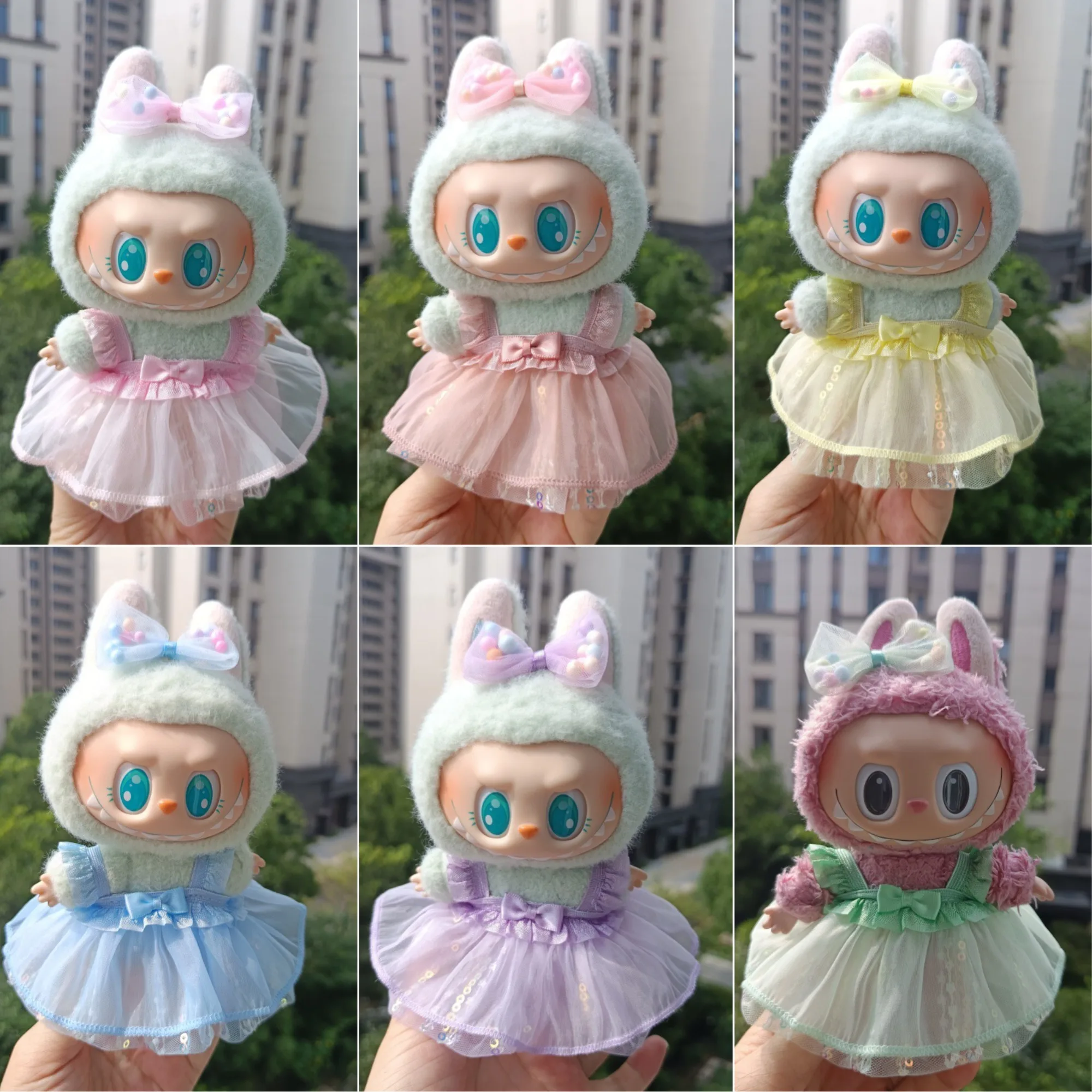 Одежда для кукол Labubu 15/17 см Gen 1-3, красочная тюлевая юбка с пайетками, коллекция подвесных аксессуаров для одежды 
Одежда для кукол Labubu 15/17 см Gen 1-3, красочная тюлевая юбка с пайетками, коллекция подвесных аксессуаров для одежды